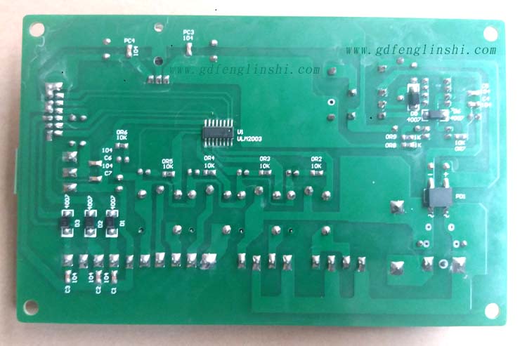 自动门风淋室控制器输出板背面 自动门风淋室控制器输出板背面