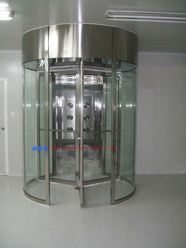 旋转门风淋室产品图片