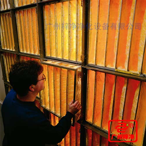 中央空调袋式中效过滤器安装结构