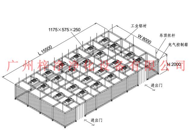 洁净棚方案图成功案例欣赏 洁净棚方案图成功案例欣赏