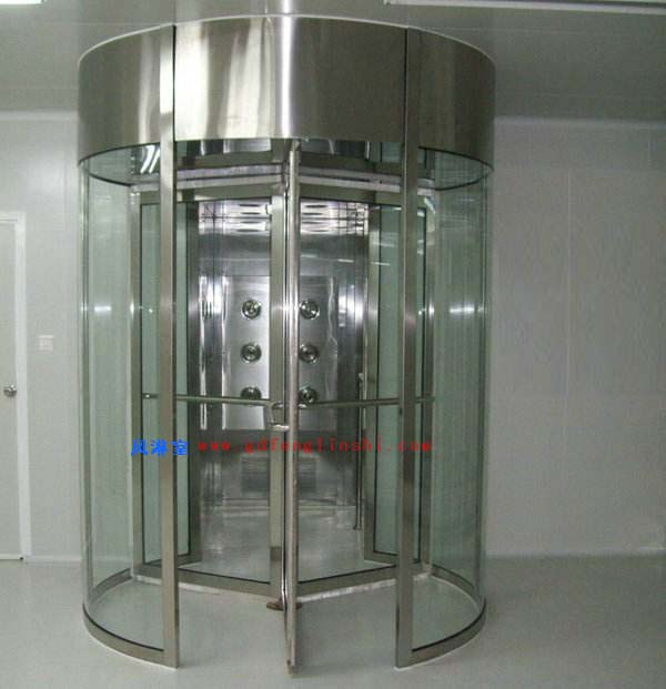 旋转门风淋室