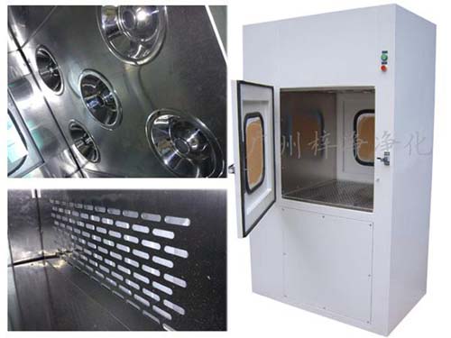 风淋式传递窗与自净传递窗是根据风淋室的型式设计而成